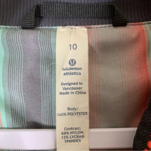 Lululemon women’s stripe run reflection track & filed full zip hooded jacket 10 - Picture 5 of 7